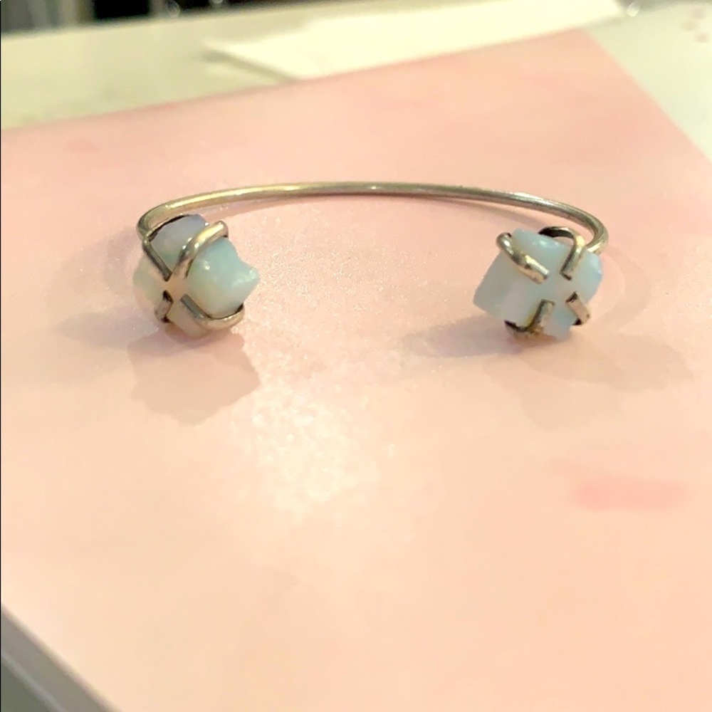 Open Double Stone Bracelet